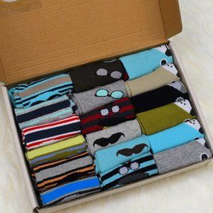 Boys Cotton Crew Socks NIB 18 Pairs TeeHee Kids